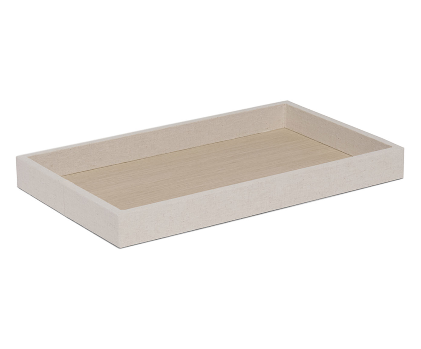Kit Bandejas em Mdf Laminado e Linho 2 P&ccedil;s image number 1