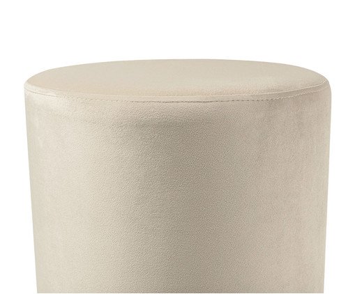 Puff em Veludo Harlow Grande Off White image number 3