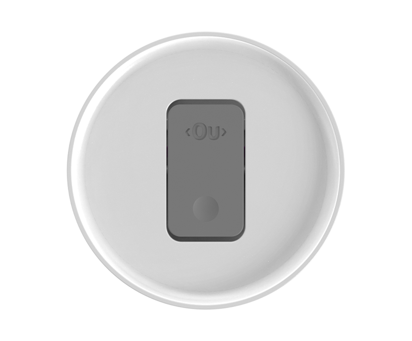 Pote Herm&eacute;tico Redondo Duo Lock Branco Fechado Branco image number 3