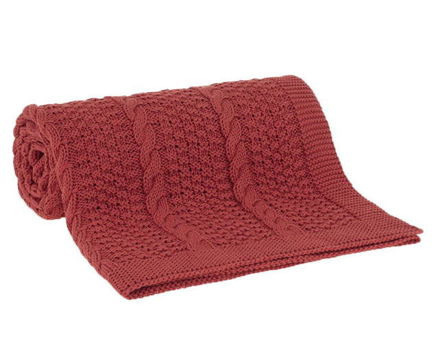 Manta em Tricot Frankie Terracota - image 0