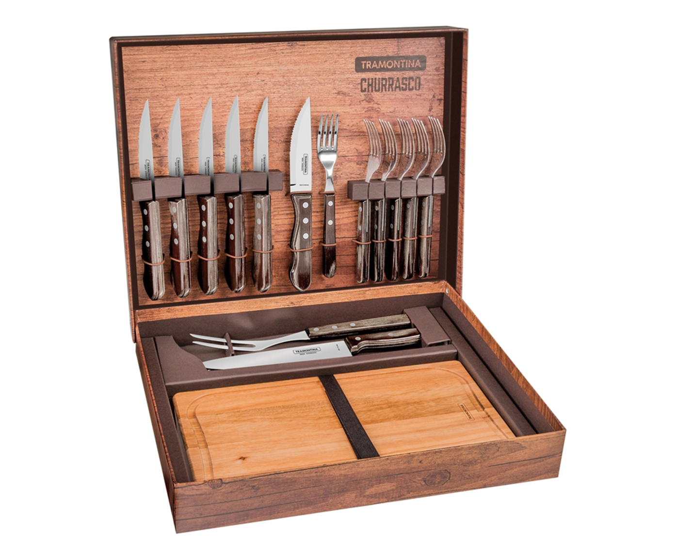 Jogo para Churrasco em Inox Polywoo Cas image number 0