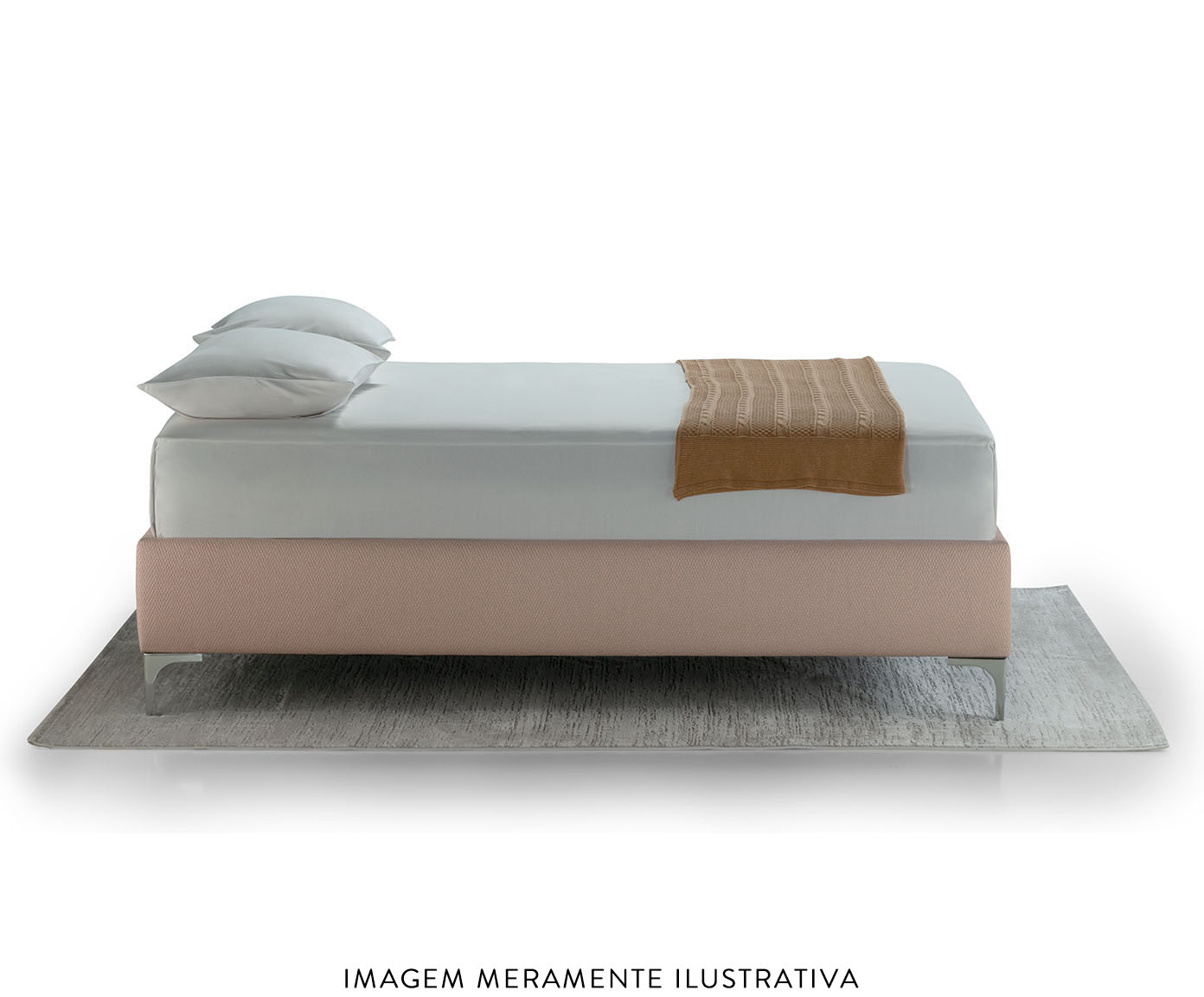 Cama Trento Boucl&ecirc; Rose image number 3