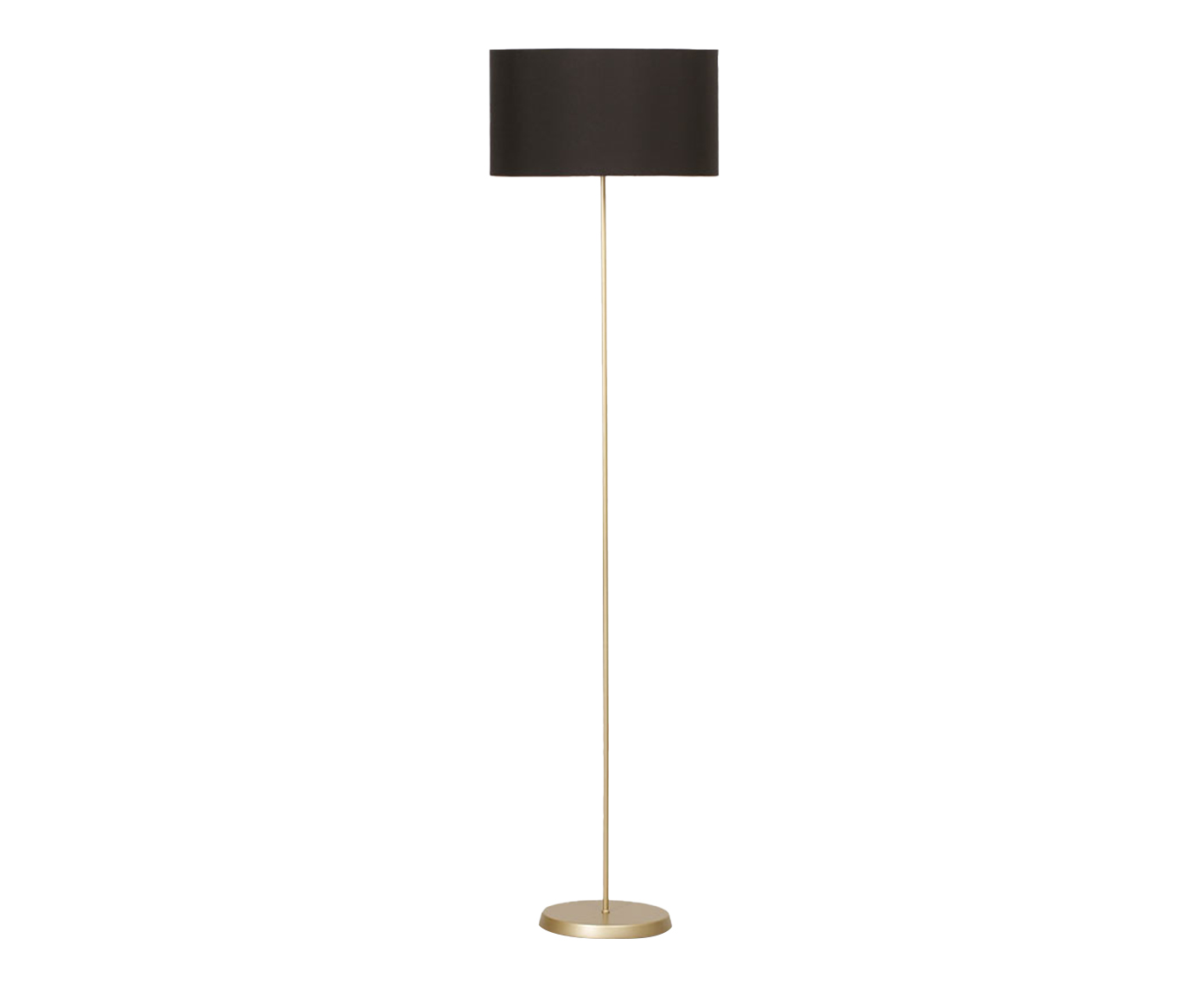 Lumin&aacute;ria Dourada com C&uacute;pula Cil&iacute;ndrica Preto Bivolt - image 0