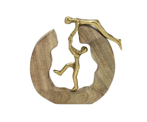 Escultura Homens - Dourado - image 0