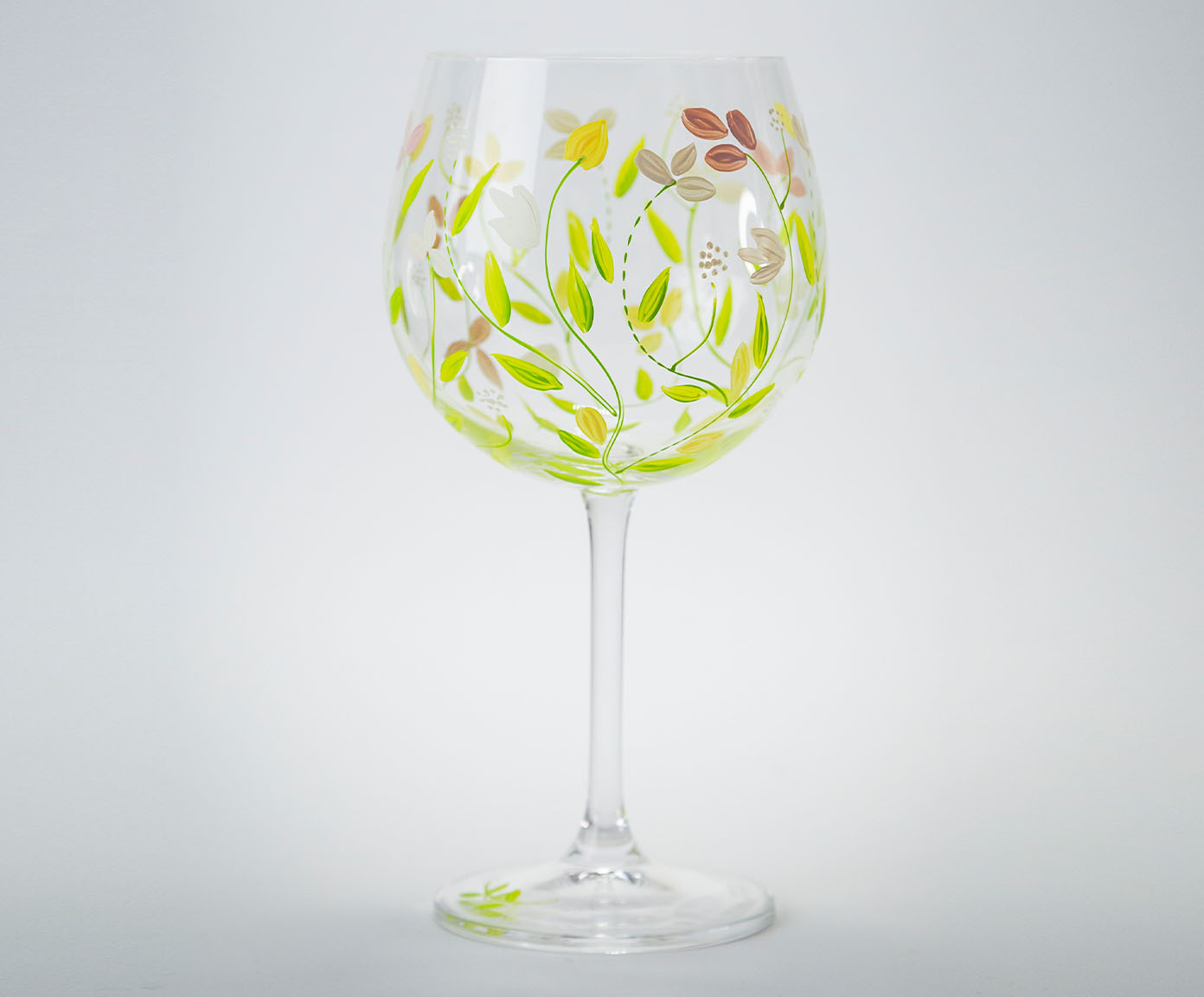 Ta&ccedil;a para Gin em Cristal Floratta image number 2