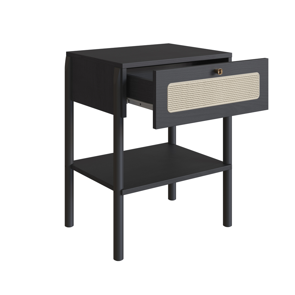 Mesa de Cabeceira Tela Oslo Nero - image 1