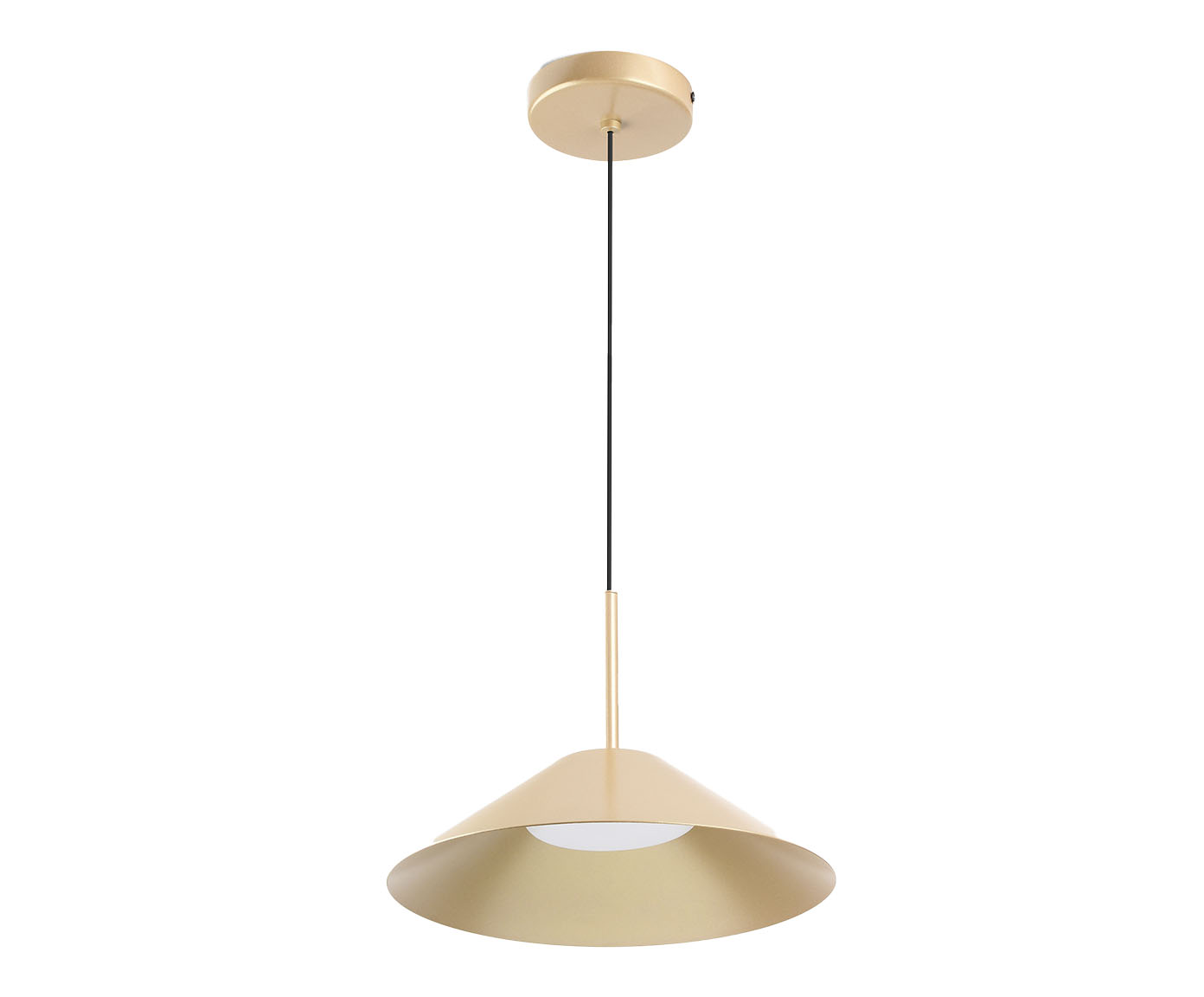 Pendente Led Topo Dourado Ono Bivolt image number 0