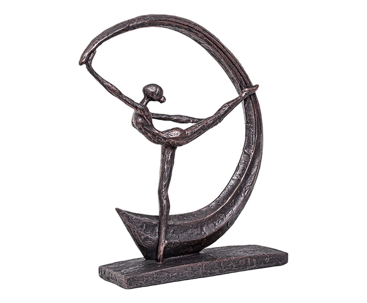 Escultura Mulher Moon Preto image number 1
