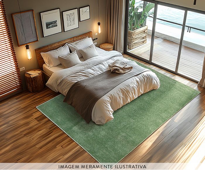 Tapete Tufting Ecletik Verde Selva image number 3