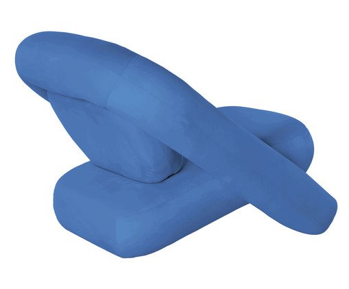 Poltrona Adele Veludo Azul image number 5