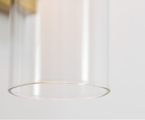 Arandela Streamline Dourado e Transparente image number 5
