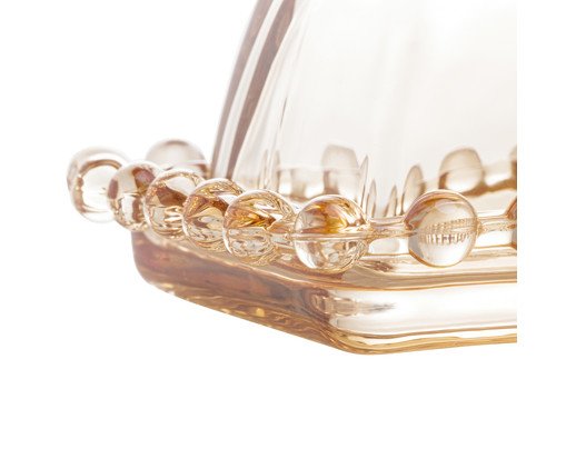 Manteigueira em Cristal Pearl - &Acirc;mbar image number 3