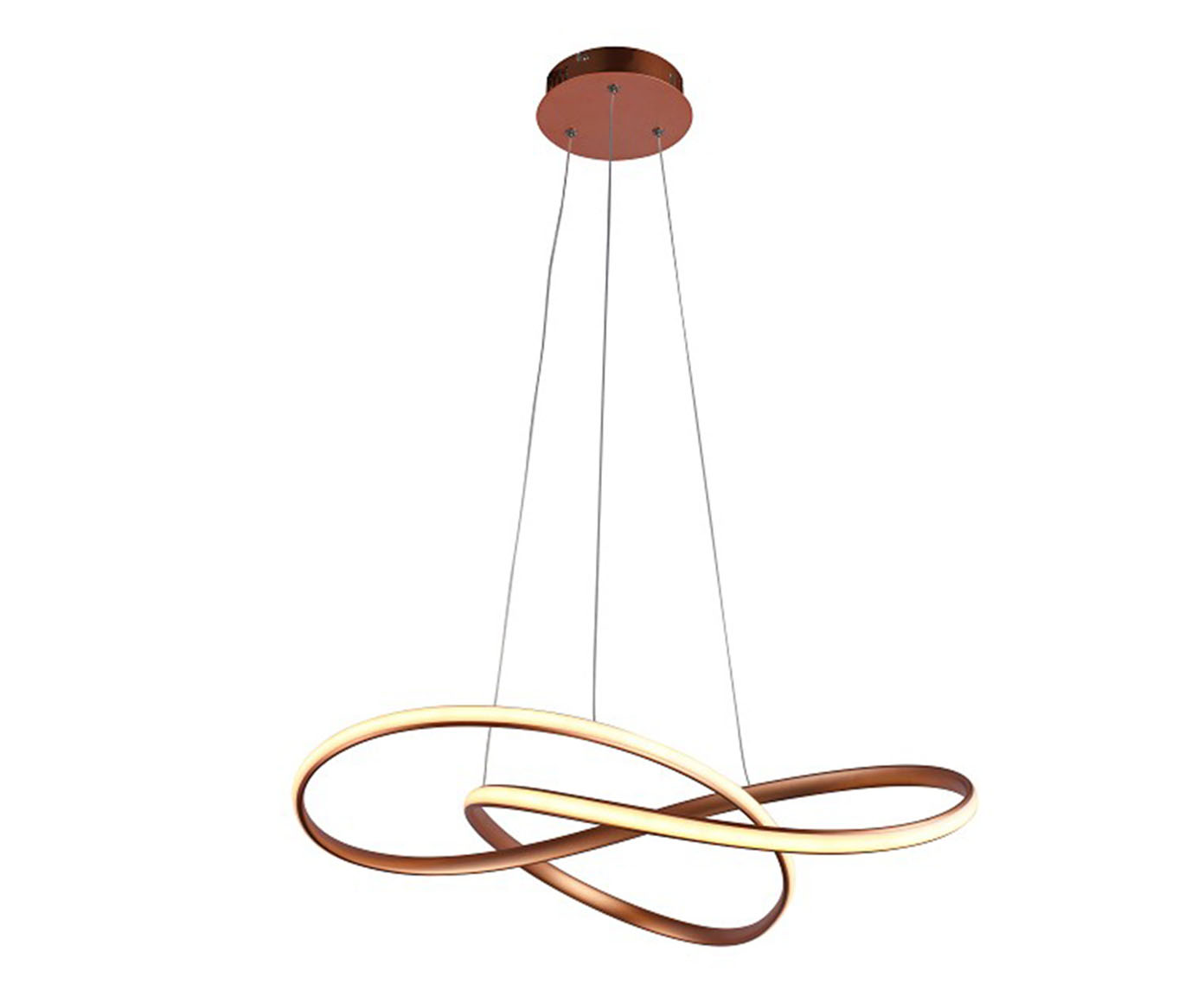 Pendente Atom Ros&eacute; Gold Bivolt image number 0