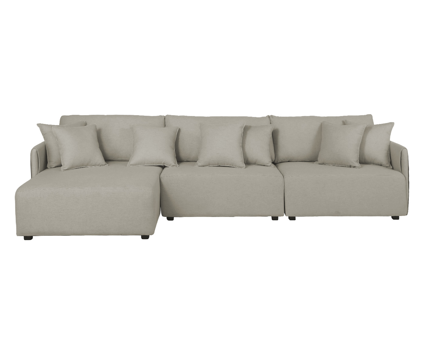 Sof&aacute; Toledo com Chaise Off-White image number 0