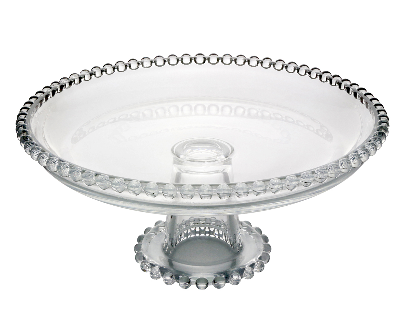 Prato para Bolo com P&eacute; em Cristal Pearl - image 0
