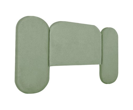 Cabeceira em Boucle Aveludado Arco Embrace Verde image number 2