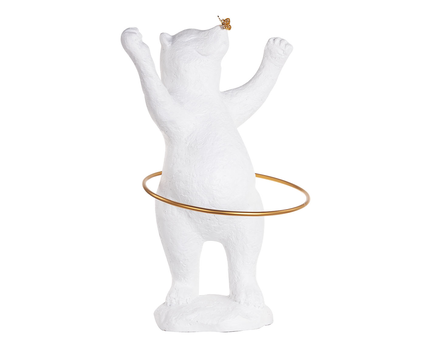 Adorno Urso No Bambole Branco - image 0