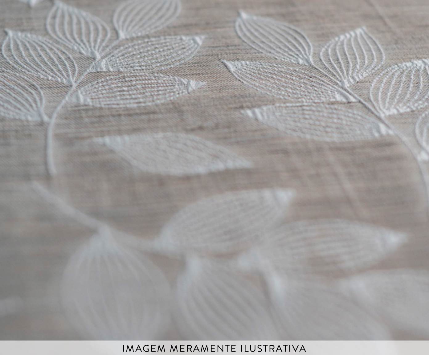 Toalha de Mesa Imperme&aacute;vel Folhas Natural image number 4