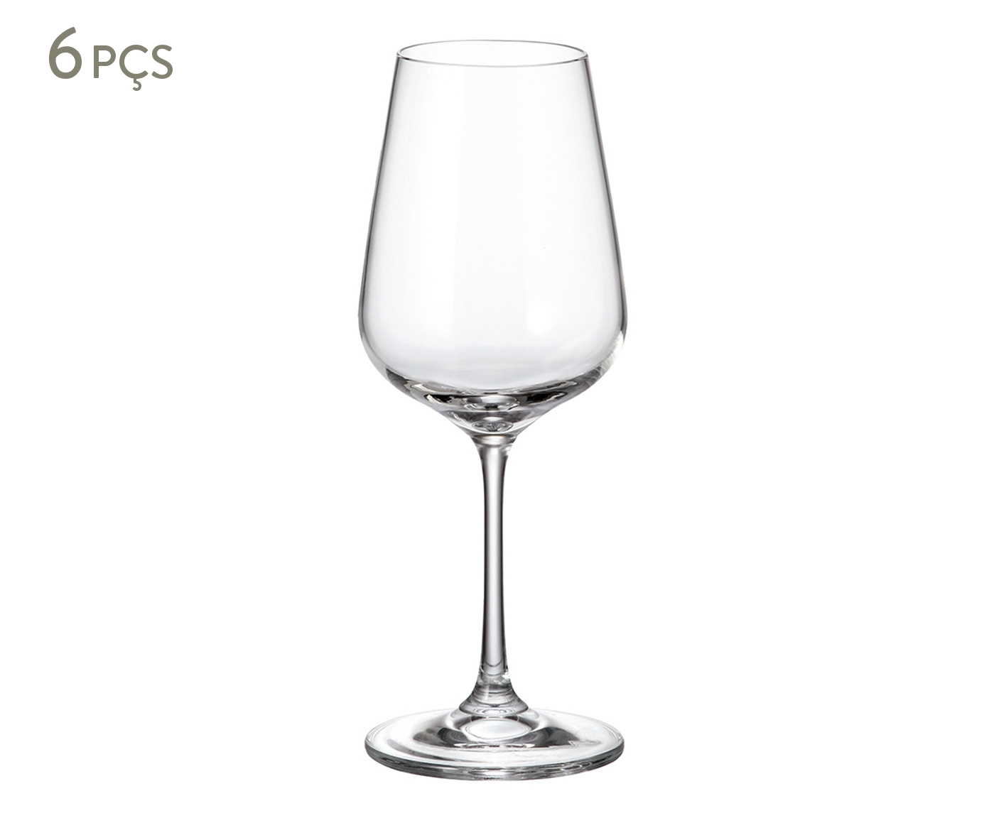 Jogo de Ta&ccedil;as em Cristal para Vinho Branco Dora - image 0