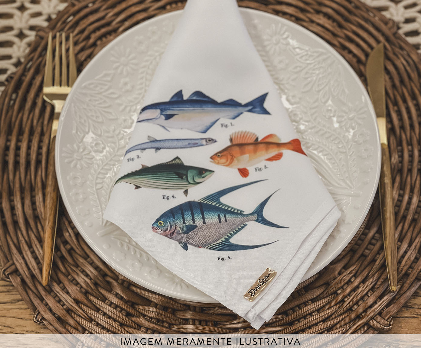 Guardanapo Peixes - image 1