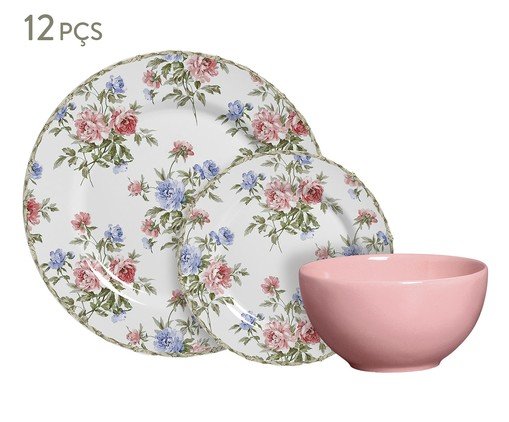 Aparelho de Jantar Rom&acirc;ntica Rosa - image 0