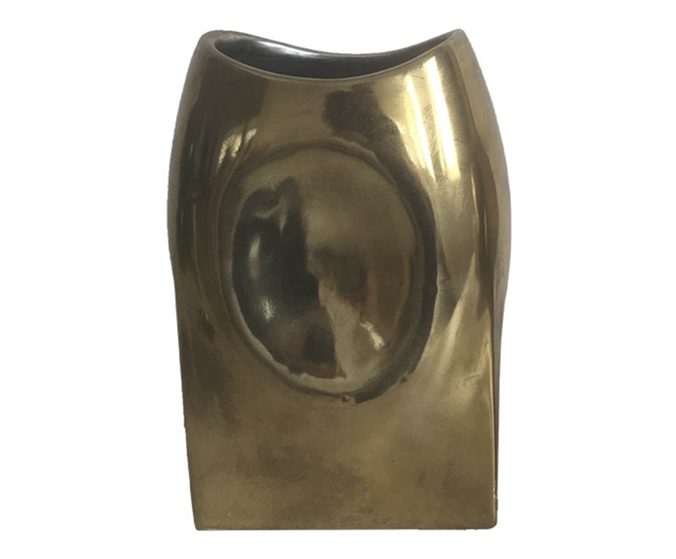 Vaso Decorativo Splendore Dourado M&eacute;dio image number 0