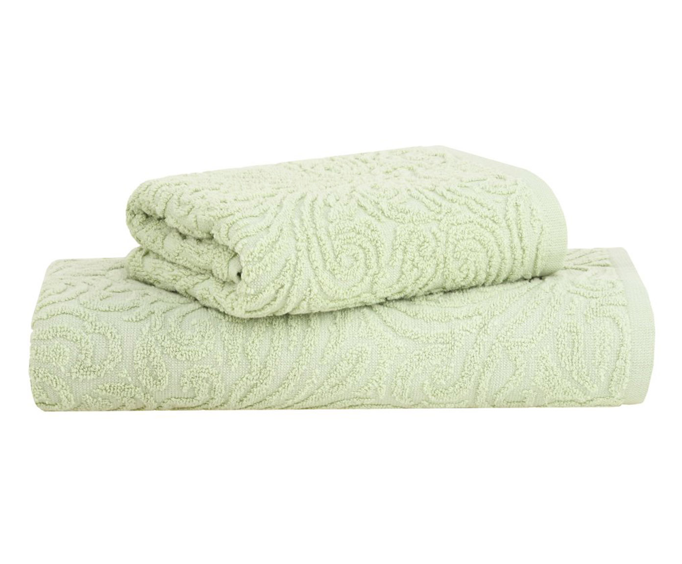 Jogo de Toalhas Liz Extra Soft Verde 2 pe&ccedil;as - image 0