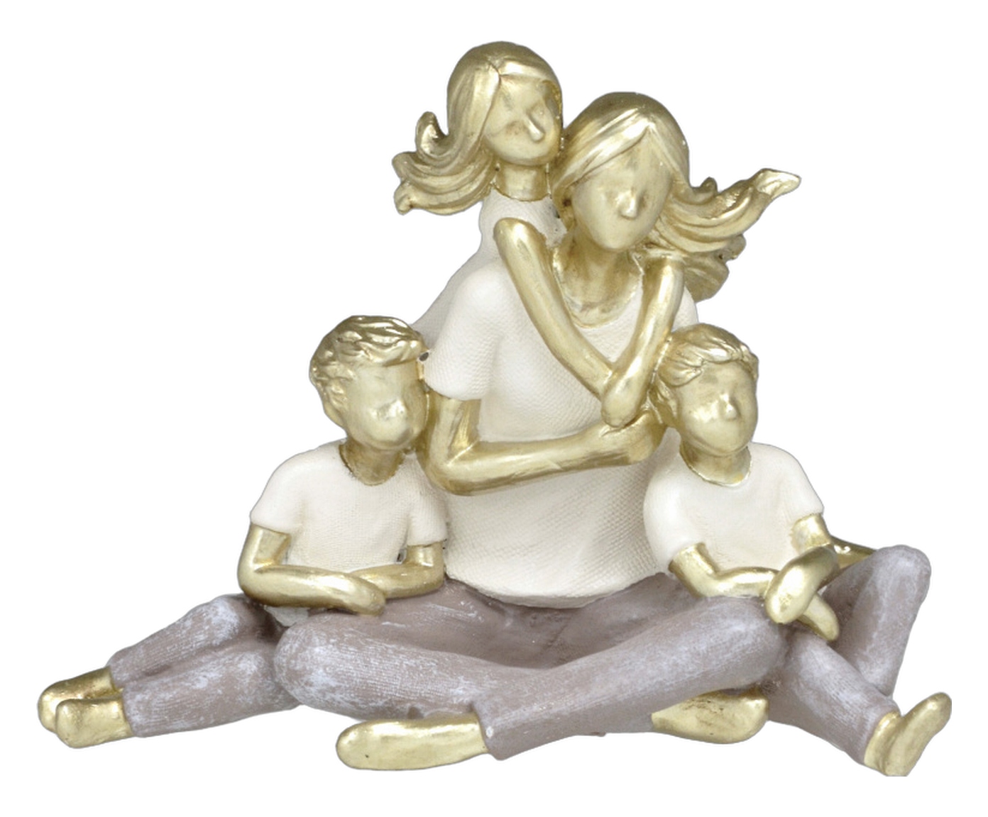 Fam&iacute;lia Decorativa Sintonia Dourado e Off-white - image 0
