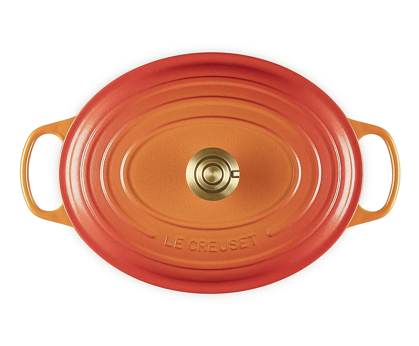 Panela Oval com Pegador Dourado Signature Flamme Dor&eacute;e - 40cm image number 2