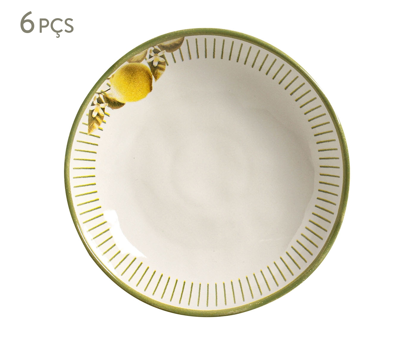 Jogo de Pratos Fundo Bio Lemon Frutas image number 0