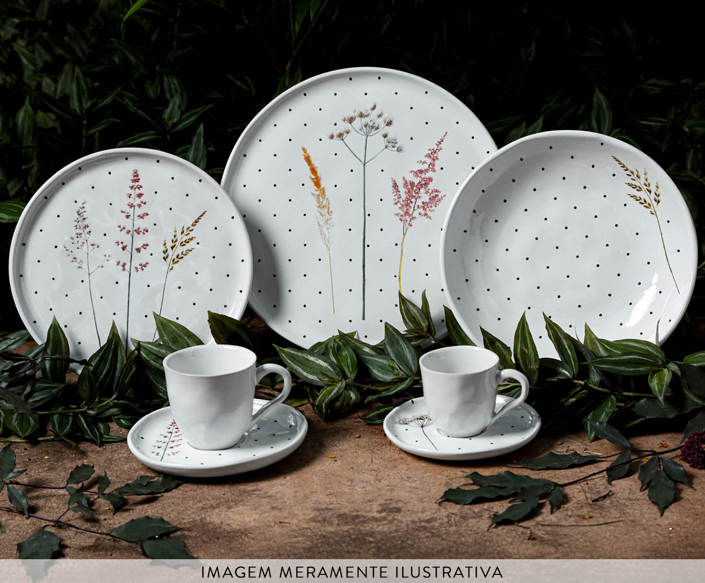 Jogo de X&iacute;caras para Caf&eacute; Bio Floralis image number 2