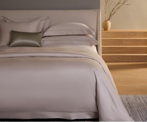 Capa para Duvet Luxus Tokyo Bege 1000 fios image number 3