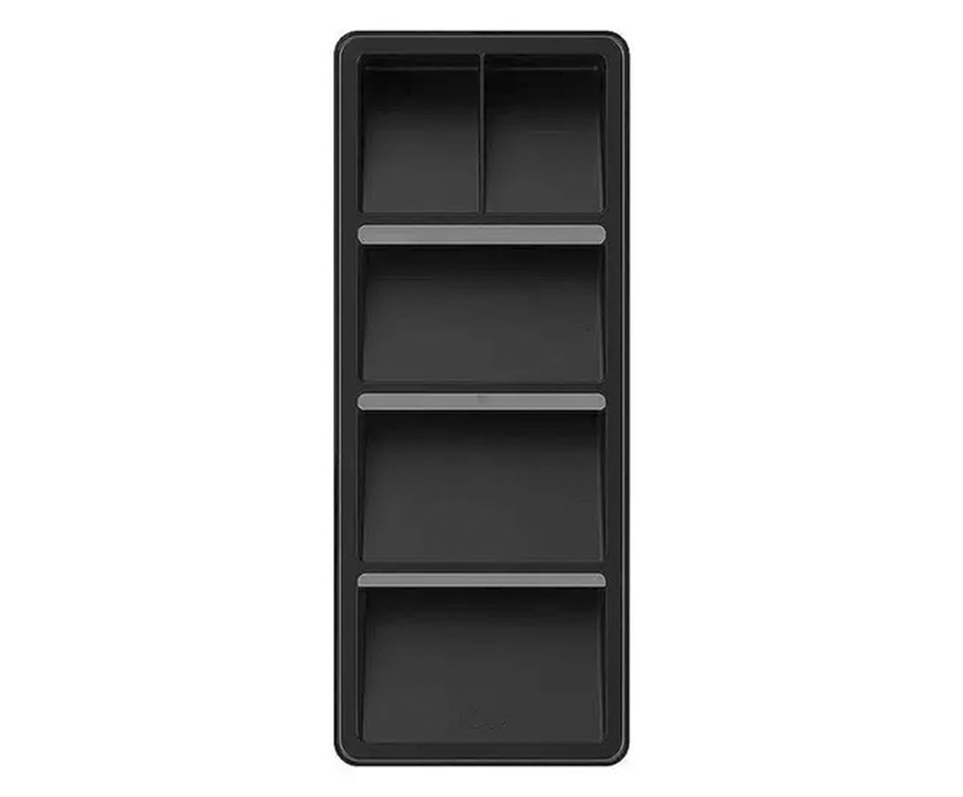 Organizador de Talheres Clear - Preto Fechado image number 2