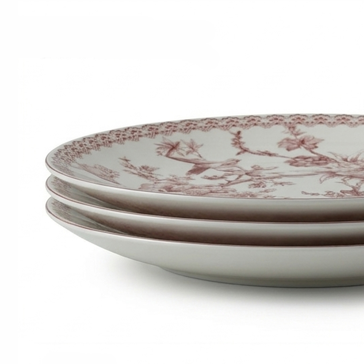 Jogo de Pratos para Sobremesa em New Bone China Hort&ecirc;nsia image number 2