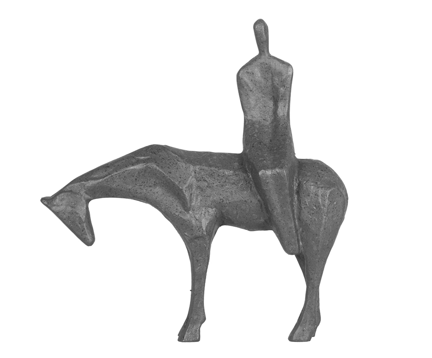 Escultura Homem Sentado No Cavalo - image 0