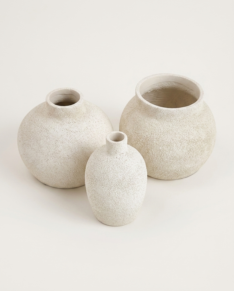 Jogo Minivasos Llanke Off White image number 3