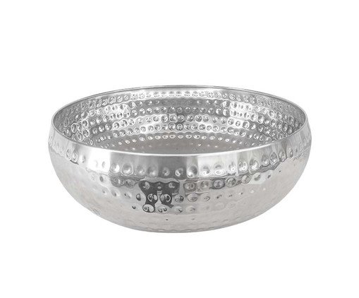 Centro De Mesa Martelado Silver image number 0