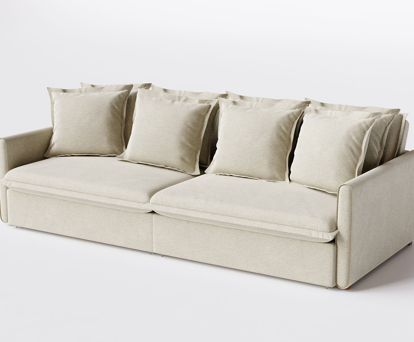 Sof&aacute; Modular de Linho Hope Cru Confort&aacute;vel image number 8