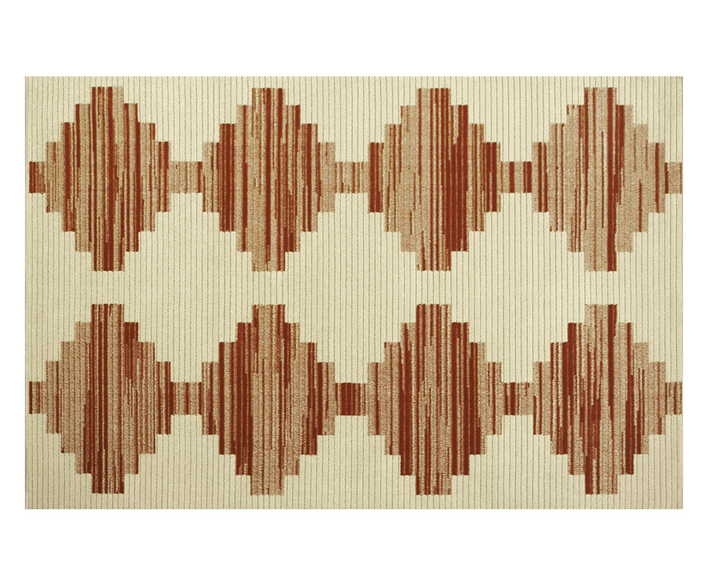 Tapete Chevron Desert Vermelho - image 1