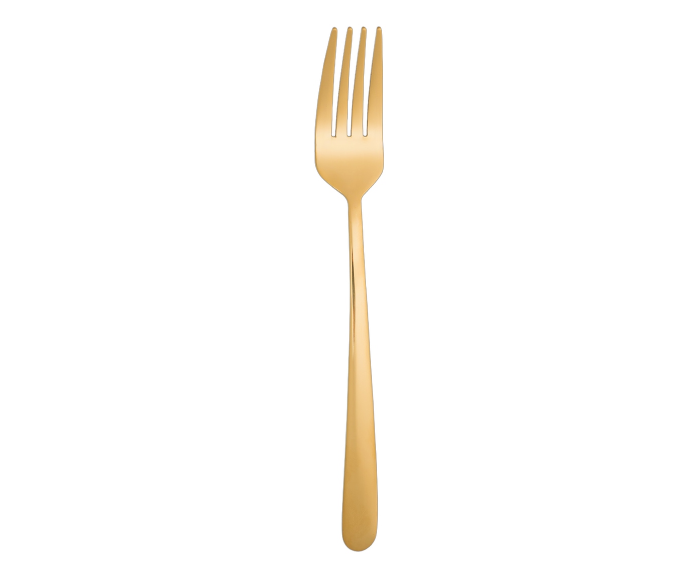 Jogo de Garfos para Mesa em A&ccedil;o Inox Viena Dourado image number 0