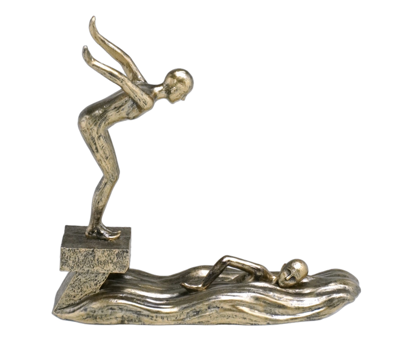 Escultura Nata&ccedil;&atilde;o Olimpiadas Dourado - image 0