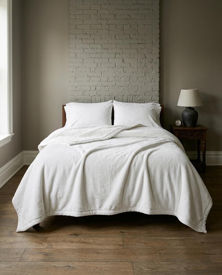 Cobertor Raschel Branco 480G/M&sup2; image number 1