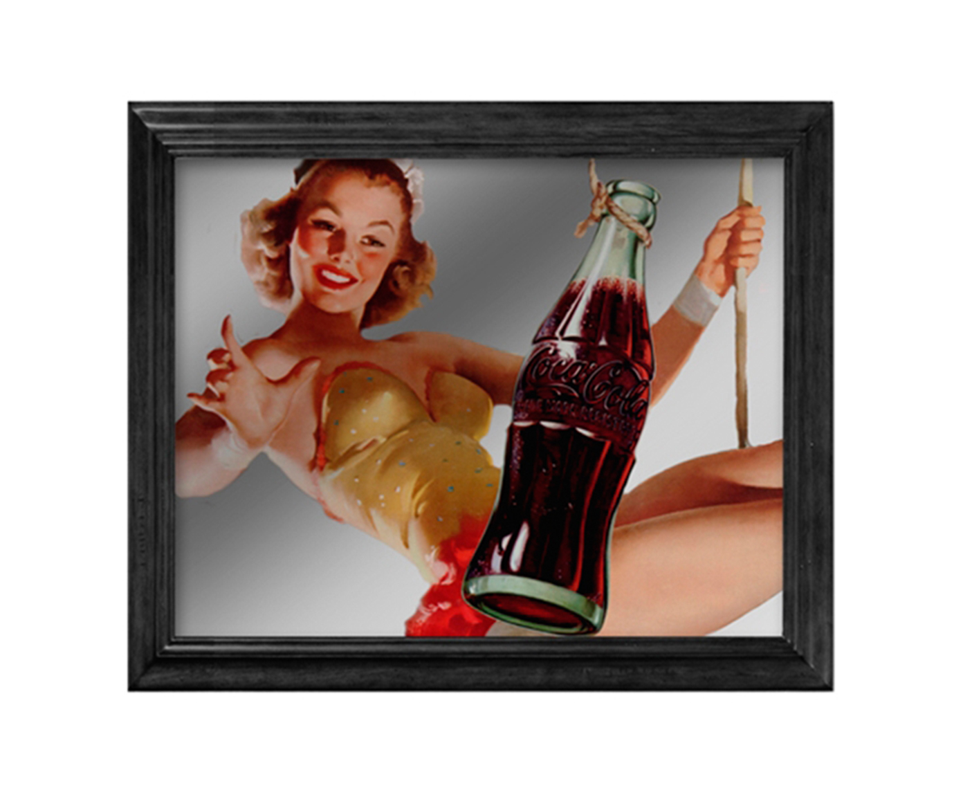 Quadro Espelhado Pin Up Swinging With image number 0