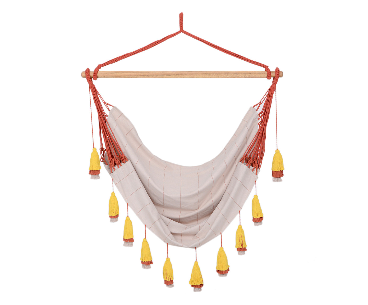 Poltrona Suspensa com Tassel Tri Tribo - Areia - image 0