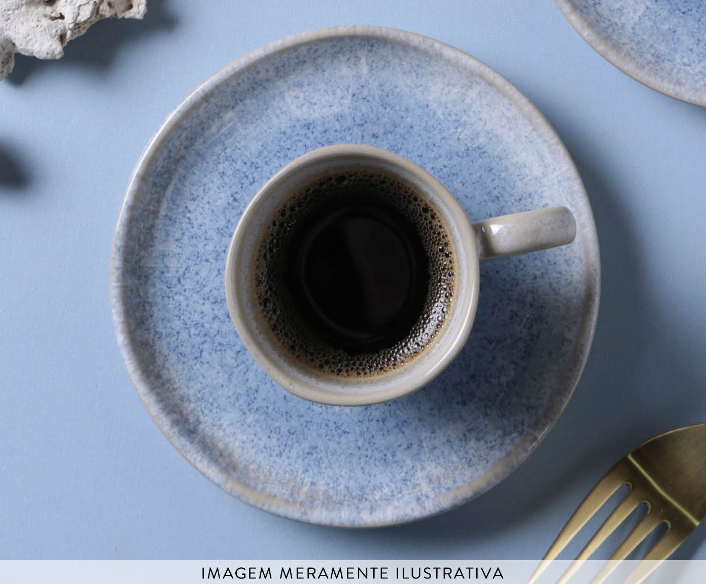 Jogo de X&iacute;caras para Caf&eacute; Bio Wave Azul image number 2