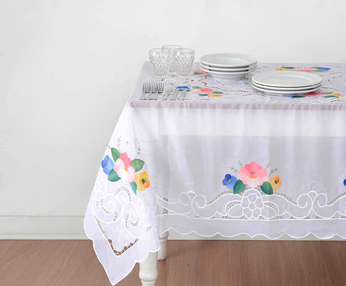 Toalha de Mesa Alexis - Branca image number 0