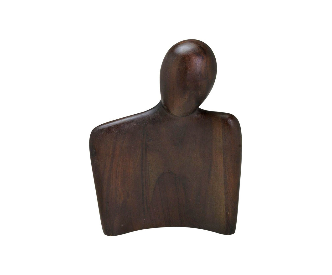 Escultura em Madeira Weeping I - Marrom - image 0