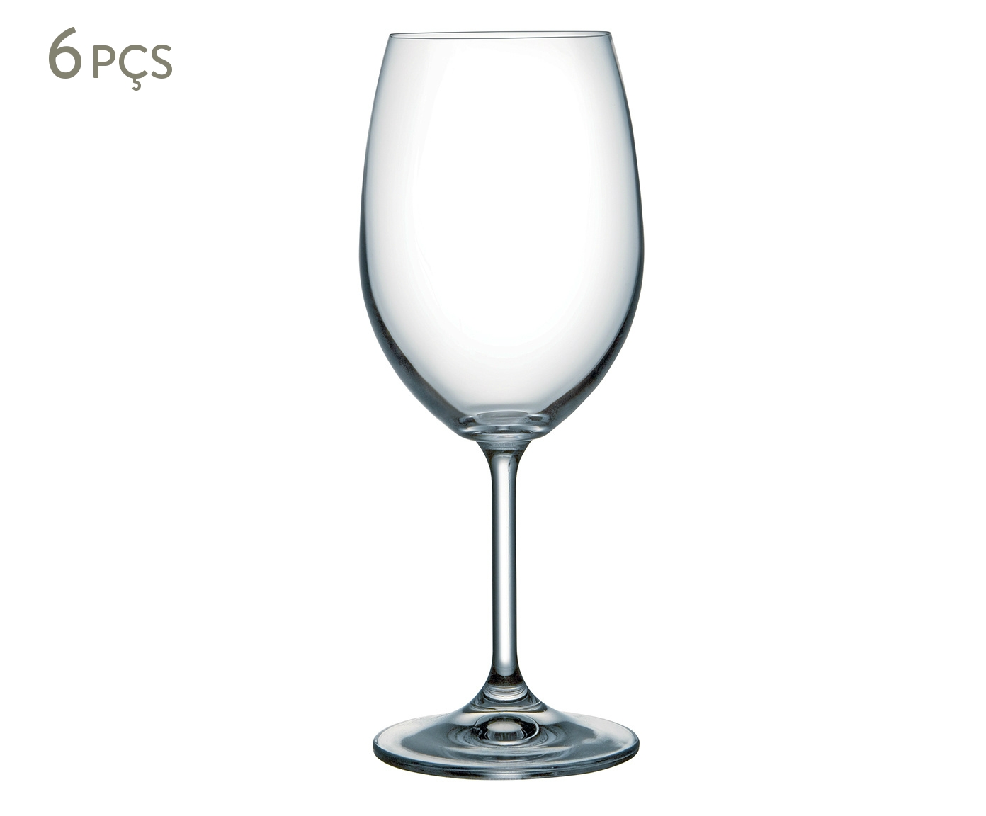 Jogo de Ta&ccedil;as para Vinho em Cristal Anna image number 0