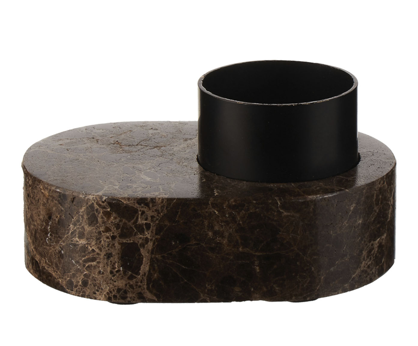 Casti&ccedil;al de Pedra e Metal Fid&egrave;le Marrom e Preto - image 0