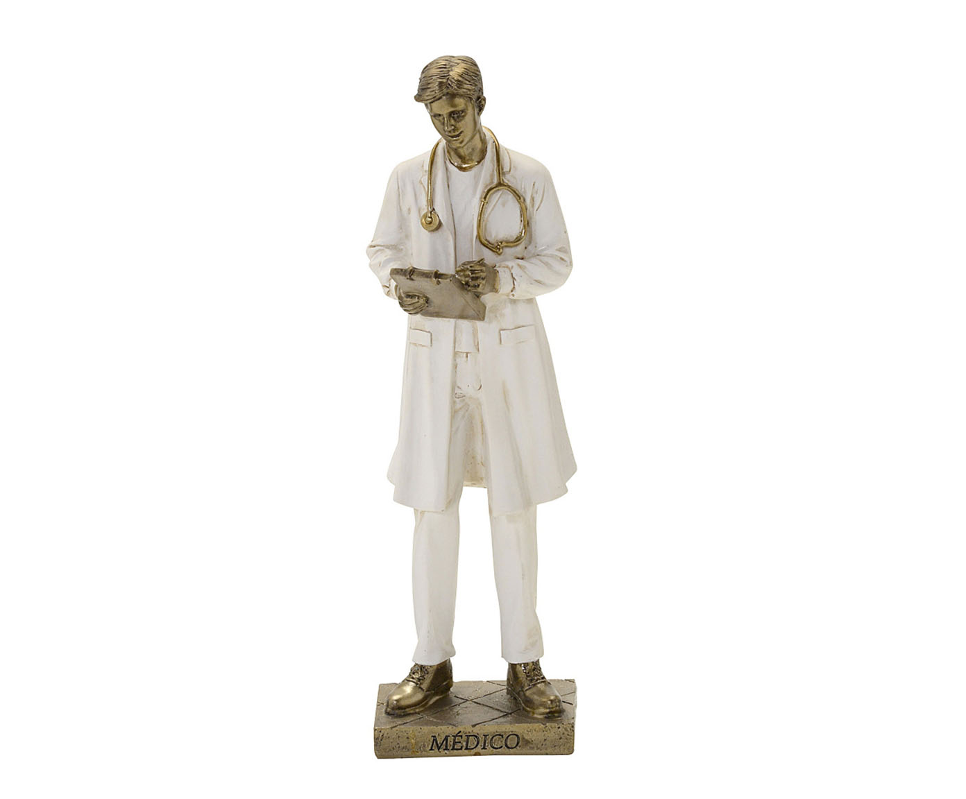 Estatueta Medico Branco image number 0